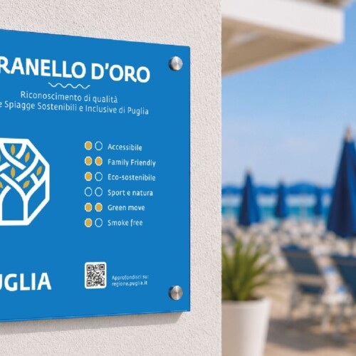 “Granello d’Oro”: a 31 spiagge pugliesi il bollino di qualità per inclusione, sostenibilità e accessibilità