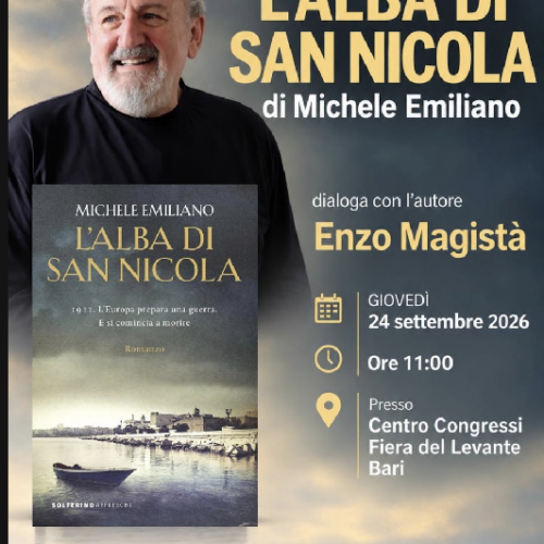 In Fiera del Levante la presentazione del libro “L’alba di San Nicola”