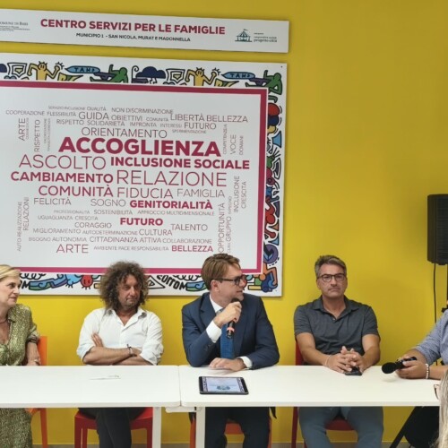 Inaugurata la nuova sede del Centro Servizi per le Famiglie San Nicola-Murat-Madonnella, Cavone: “Vogliamo che questo servizio pubblico del welfare diventi una presenza quotidiana nella vita delle persone”
