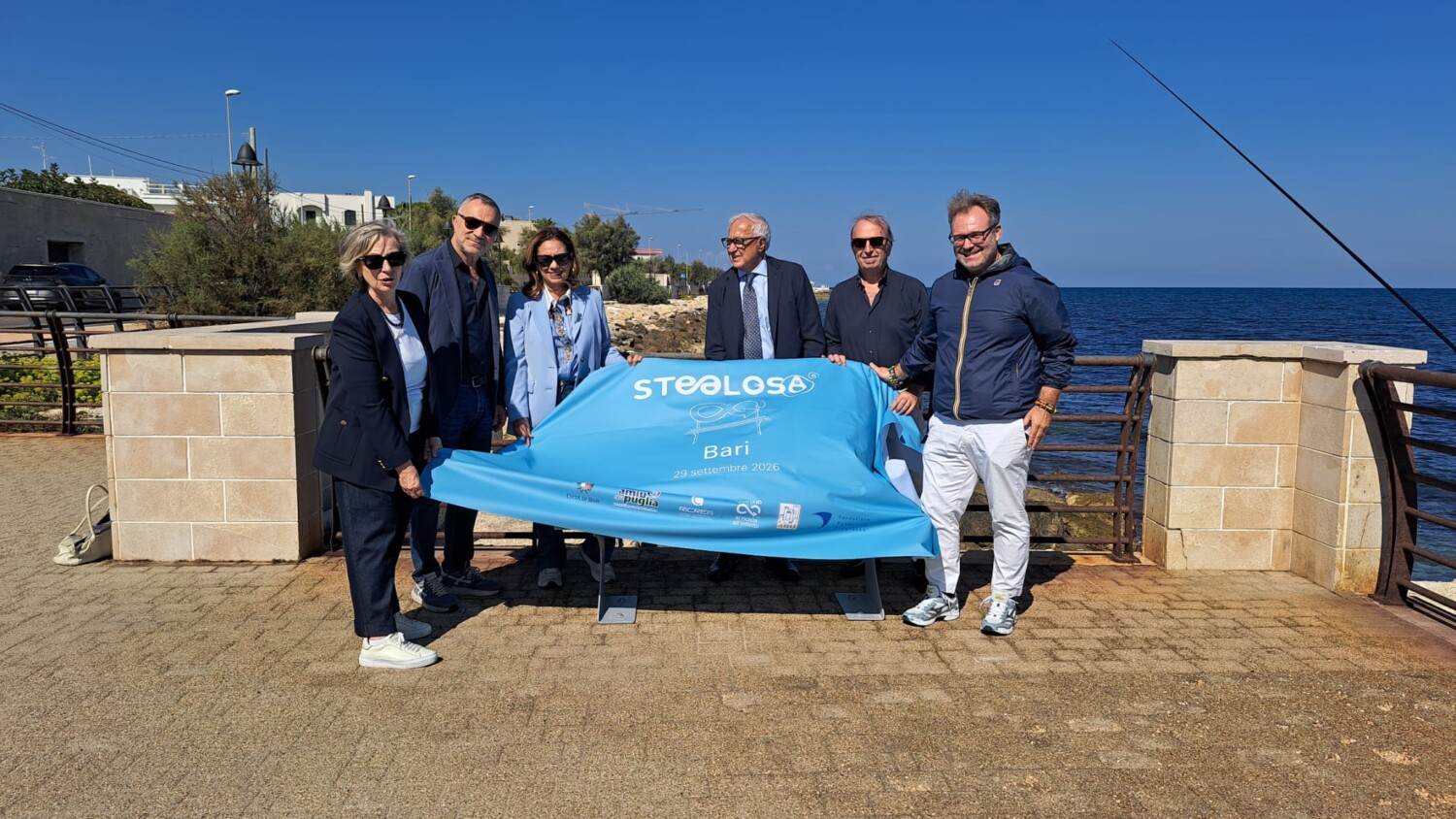 Inaugurata sul lungomare Lorusso di Palese Steelosa®, la panchina simbolo del riciclo infinito dell’acciaio donata dal consorzio RICREA