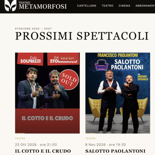 RUTIGLIANOteatro: presentata la stagione 2026/27 del Comune al Teatro Metamorfosi