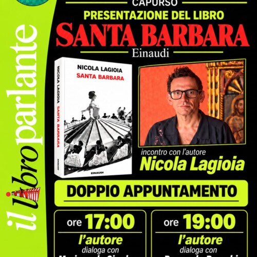 Capurso, riapre lo storico ex Cinema Enal per Nicola Lagioia: il Premio Strega presenta in anteprima regionale il nuovo romanzo “Santa Barbara”