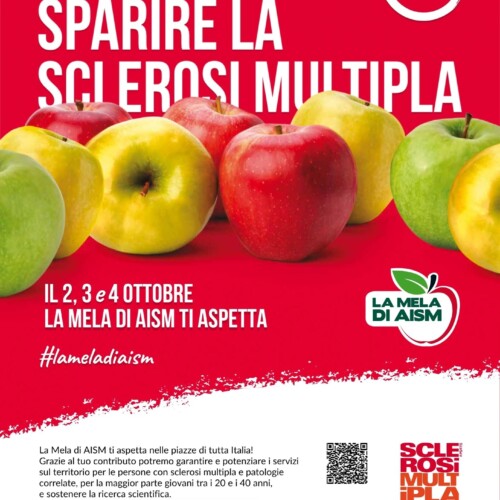 La Mela di AISM torna nelle piazze il 2, 3 e 4 ottobre
